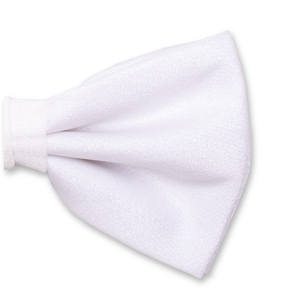 Nœud papillon Blanc brillant (2)