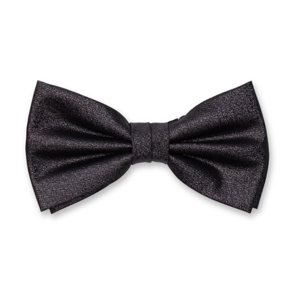 Nœud papillon Noir brillant (1)