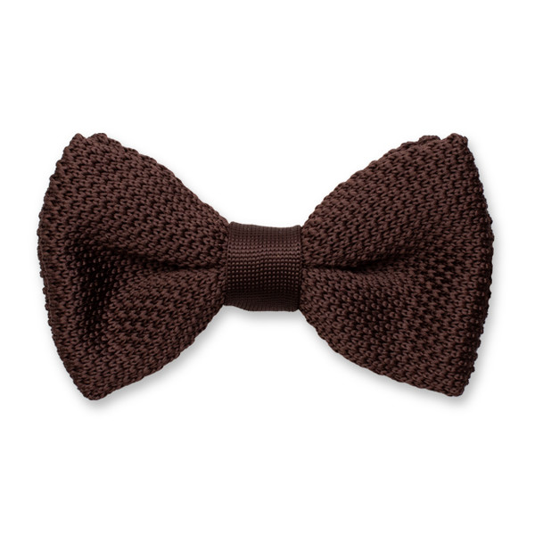 Nœud Papillon tricot Brun (1)