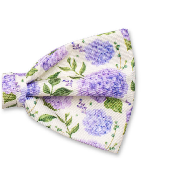 Nœud papillon violet - Hortensia (2)