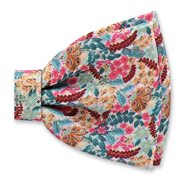 Noeud Papillon Floral Multicolore (2)
