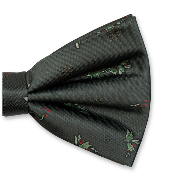 Noeud papillon de Noël vert Holly (2)