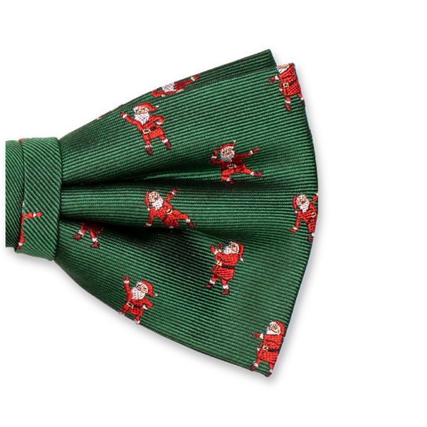 Noeud papillon de Noël Pères Noël dansants (2)