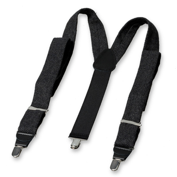 Bretelles Grises - Noires Laine (2)