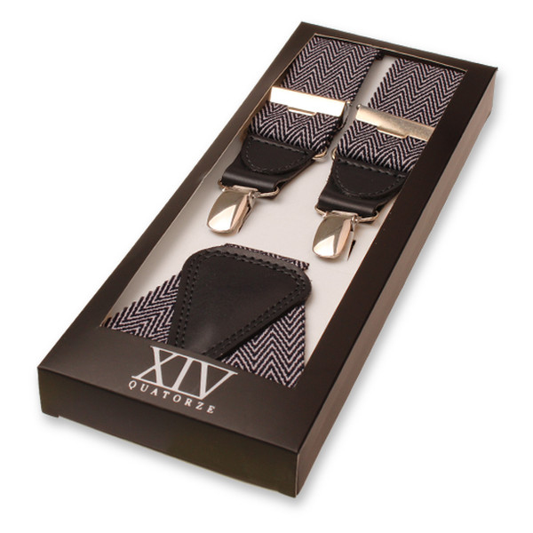 XIV Bretelles Chevrons - Bleu foncé (1)