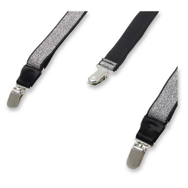 Bretelles argentées femme (3)