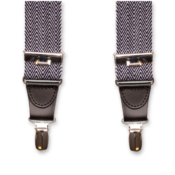 XIV Bretelles Chevrons - Bleu foncé (4)