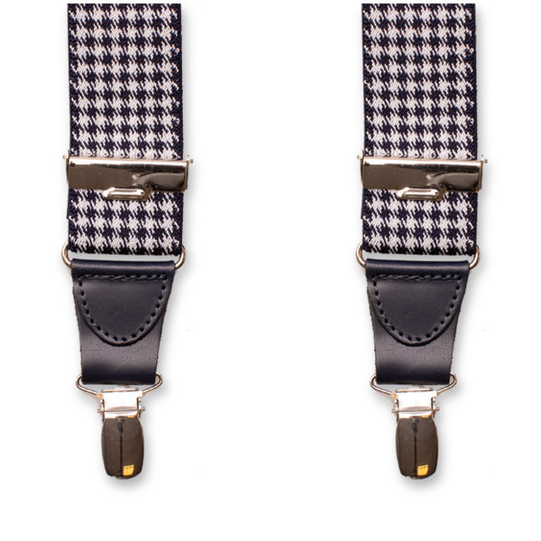 XIV Bretelles Pied-de-poule - Bleu foncé (2)