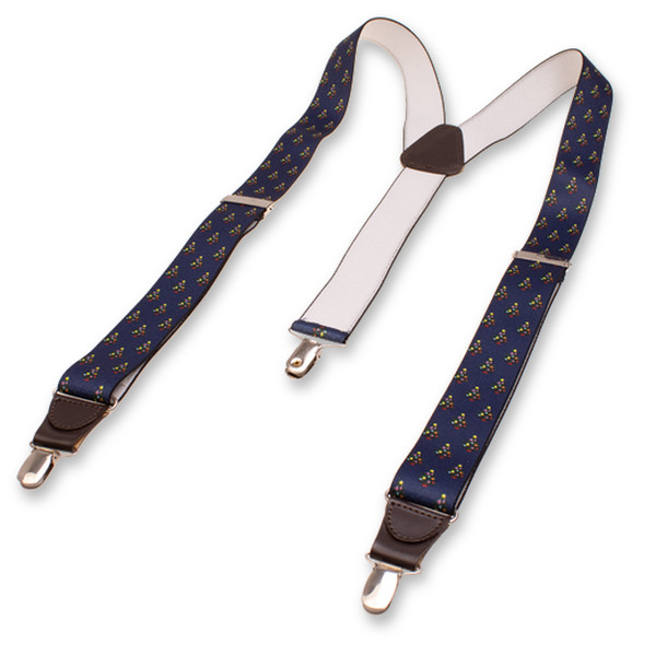 Bretelles Sapin de Noël - Bleu (2)