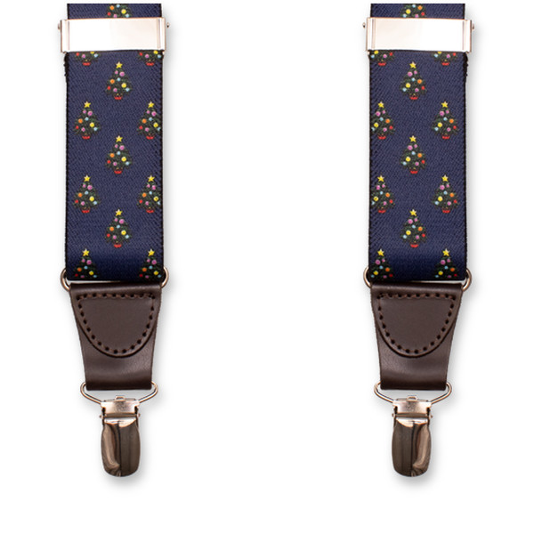 Bretelles Sapin de Noël - Bleu (1)