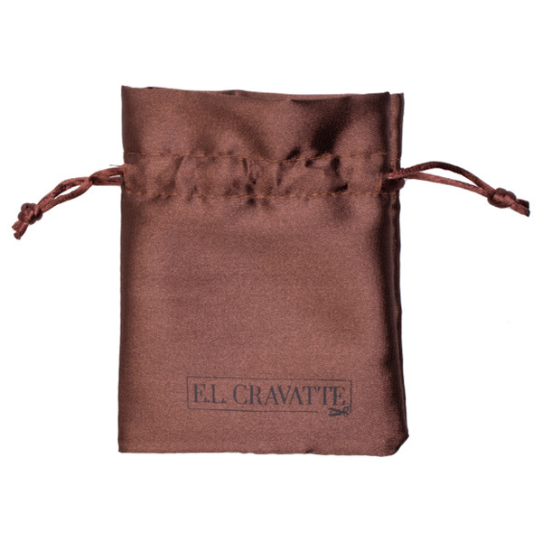 Boutons de manchette en tissu Beige (2)