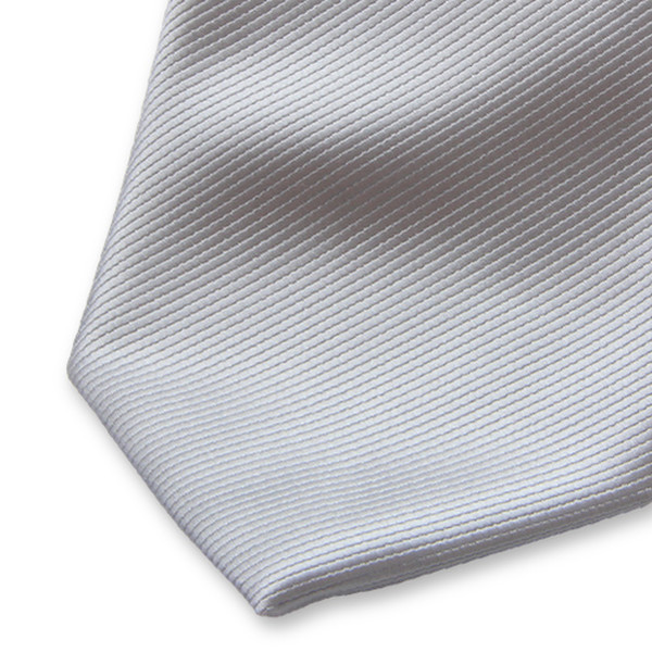 Cravate en polyester grise (2)