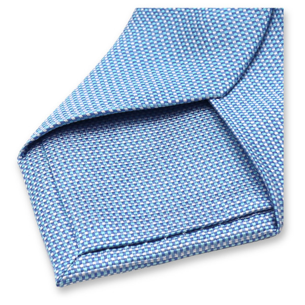 Cravate Bleu Aqua Motif Gris (3)