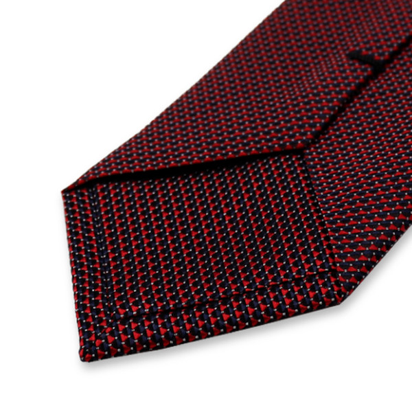 Cravate motif Rouge-Bleu (2)