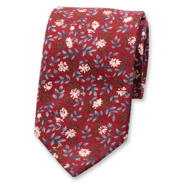 Cravate à fleurs Rouges (1)