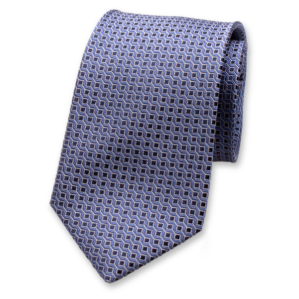 Cravate Motif Moderne - Bleu (1)