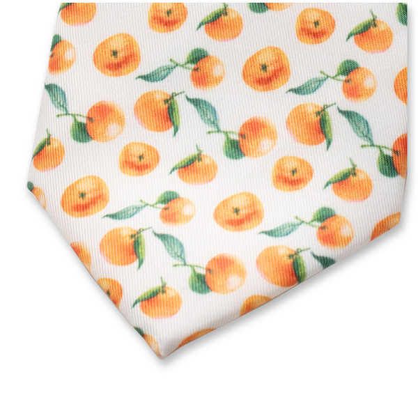 Cravate motif mandarin (2)