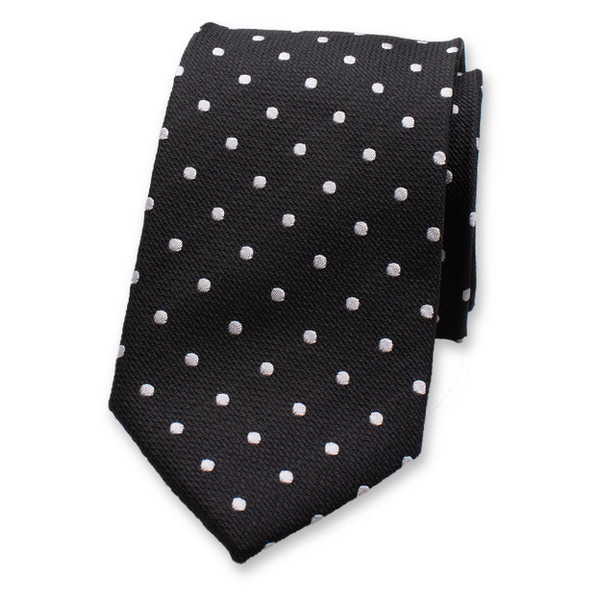 Cravate Noire à Pois Blancs (1)