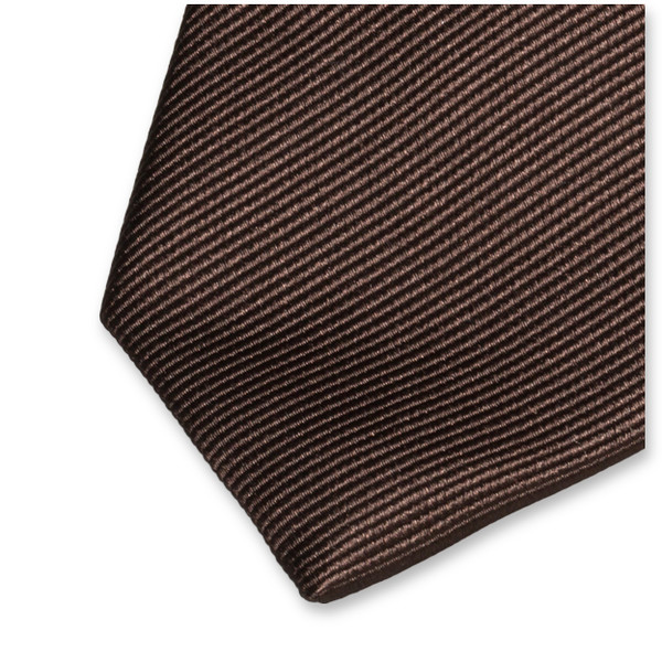 Brun foncéCravate pour Femme  (2)