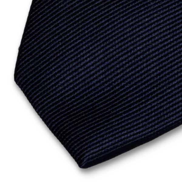 Cravate slim bleu nuit (2)