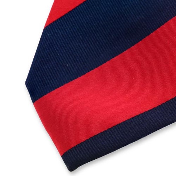 Cravate rouge/bleu foncé (2)