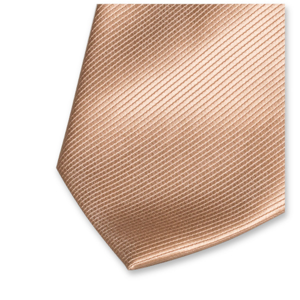 Cravate en polyester beige (2)