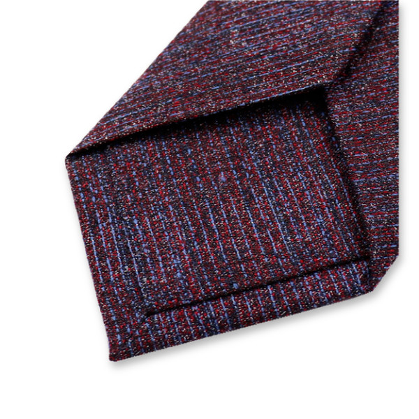 Cravate Etroite Rouge-Bleu Mixte (3)