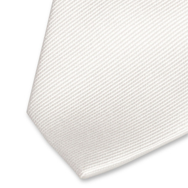 Cravate XL Blanc (2)