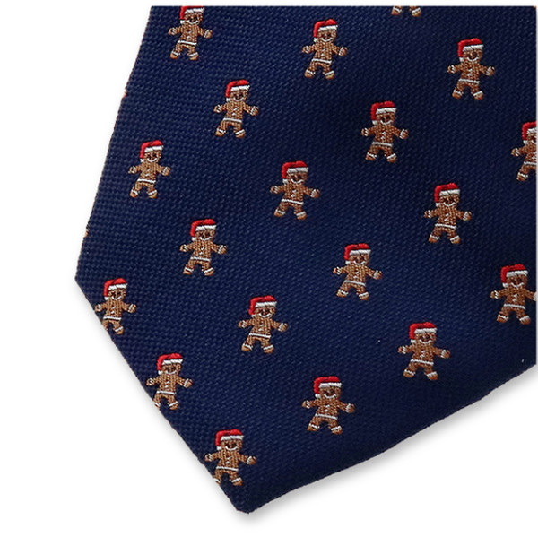 Cravate Noël Pain d'épice (2)