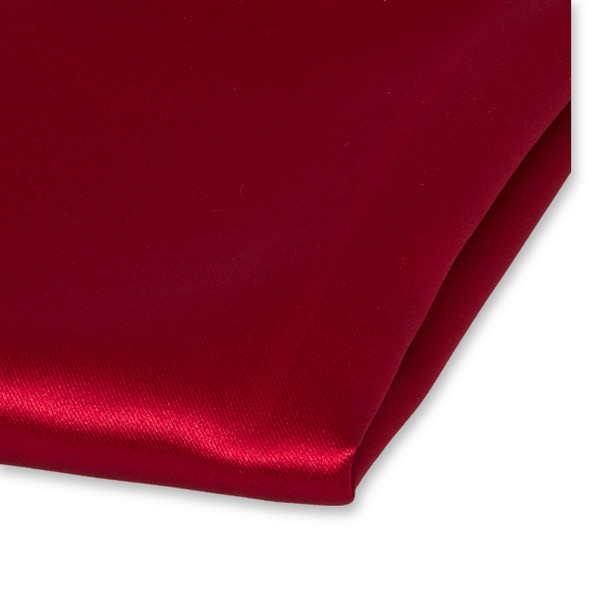 Pochette rouge foncé de satin polyester (2)