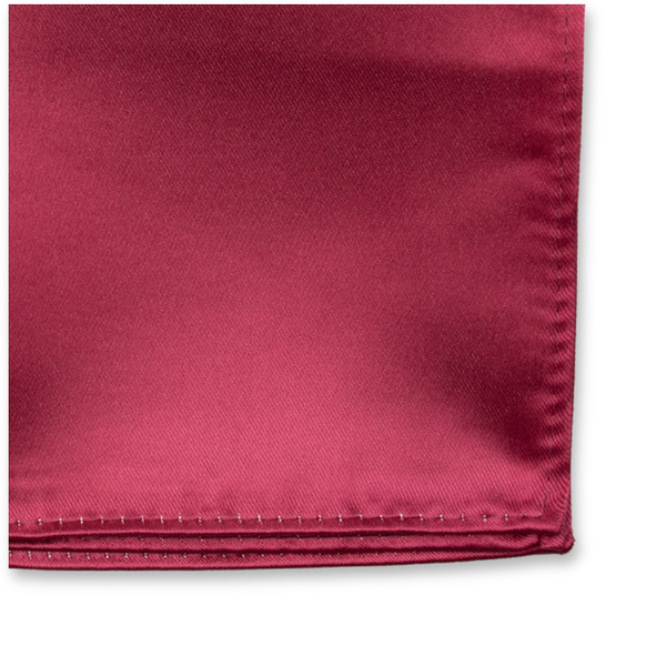 Pochette de costume Rouge framboise (2)