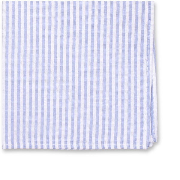 Pochette Seersucker - Bleu clair (1)