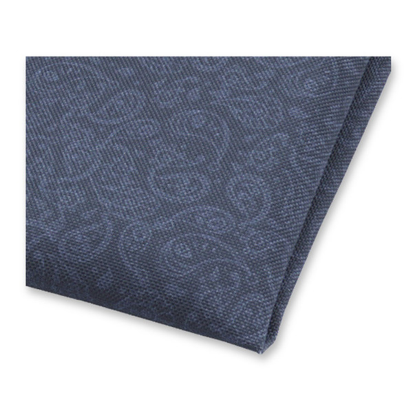 Pochette de costume Paisley Bleu Foncé (2)