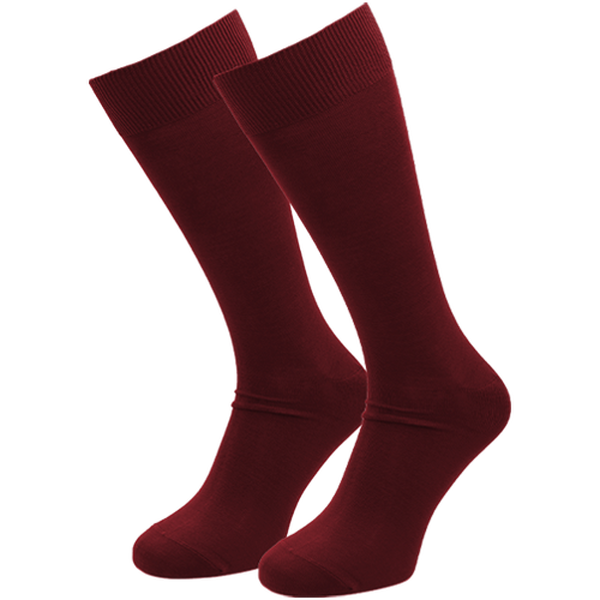 Chaussettes Bourgogne - De Luxe (1)