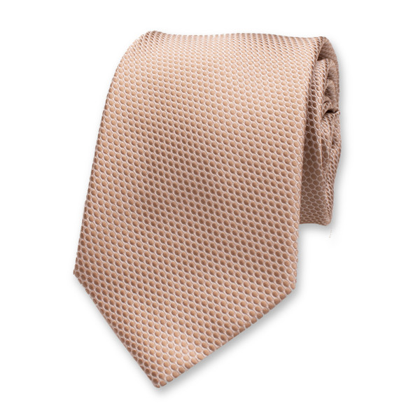 Beige Cravatte de Luxe Motif de Cercle (2)