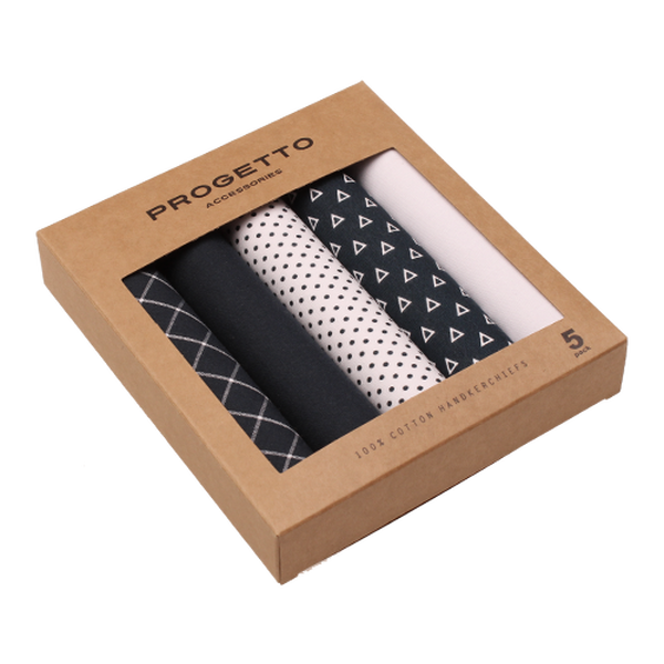 Mouchoirs homme - Blue - Blanc (1)