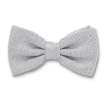 Noeud Papillon Gris Clair Two-tone - Thumbnail 1