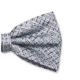 Noeud Papillon Bouclé Bleu - Thumbnail 2