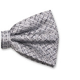 Noeud Papillon Bouclé Bleu Gris - Thumbnail 2