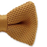 Nœud Papillon tricot Or - Thumbnail 1
