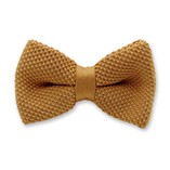 Nœud Papillon tricot Or - Thumbnail 2