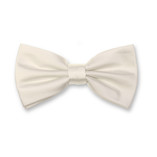 Nœud papillon en polyester Ivoire - Thumbnail 1