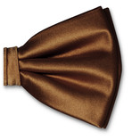 Nœud papillon en polyester Cognac - Thumbnail 2