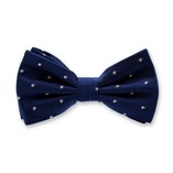 Bleu foncé - Noeud Papillon - Étoile argentée - Thumbnail 1