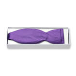 Nœud papillon violet orchidée à nouer  - Thumbnail 2