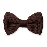 Nœud Papillon tricot Brun - Thumbnail 1