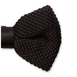 Nœud Papillon tricot Noir - Thumbnail 2