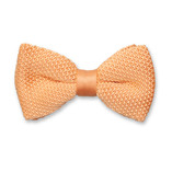 Nœud Papillon tricot Peach - Thumbnail 1