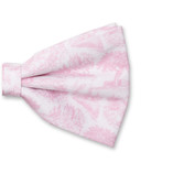 Nœud papillon en coton Toile de Jouy - Rose clair - Thumbnail 2