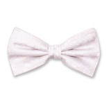 Nœud papillon Blanc  Jacquard à Motif Dentelle - Thumbnail 1